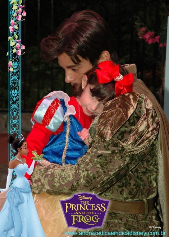 Menina com Príncipe Naveen, Disney