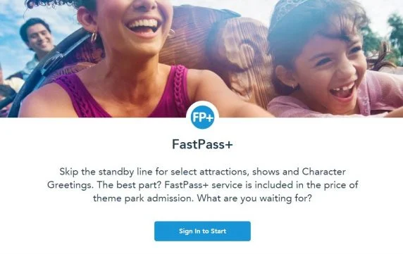 Fast pass fura fila da Disney