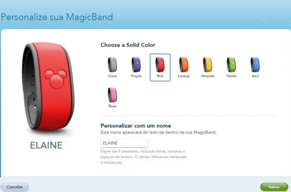 magic band pulseira da Disney