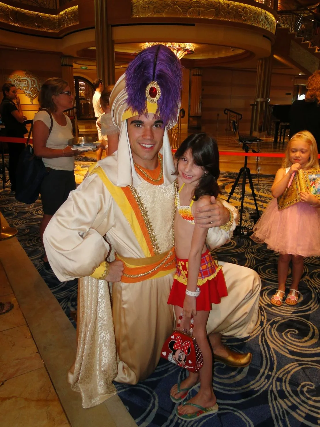 encontro com personagens Disney