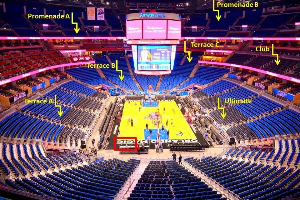 Foto by Renata Souza - Orlando Magic - Amway Center - NBA Amway Center Lugares