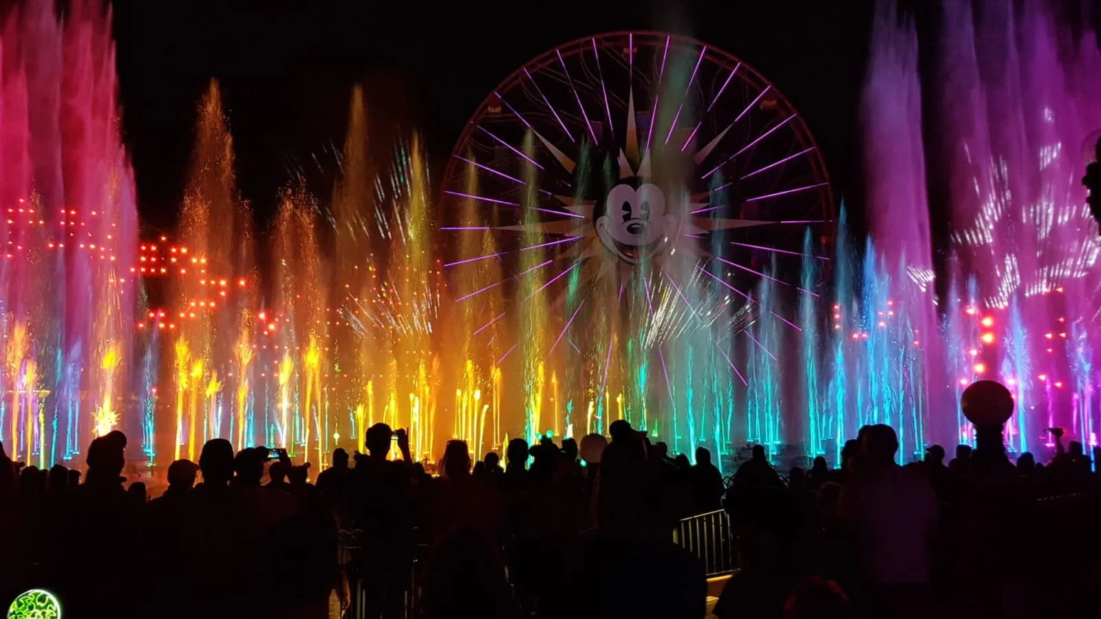 california adventure world of color