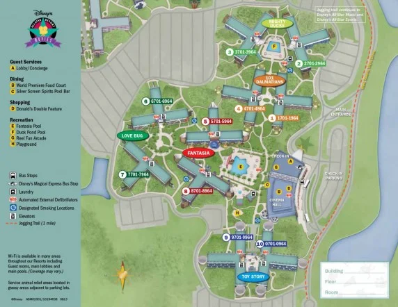 All Star Movie mapa