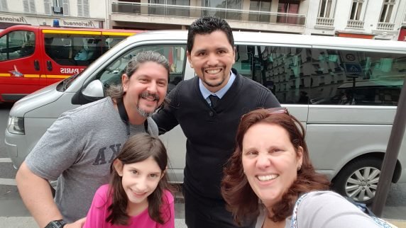 motorista brasileiro em Paris