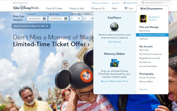 Fast pass fura fila da Disney