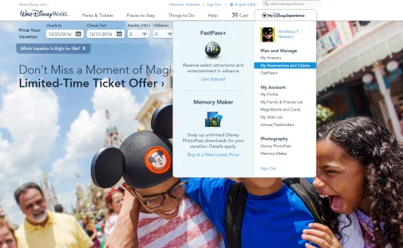 Fast pass fura fila da Disney