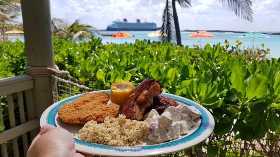 cabana vip na ilha da disney Castaway Cay
