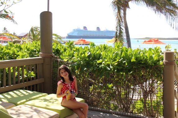 cabana vip na ilha da disney Castaway Cay