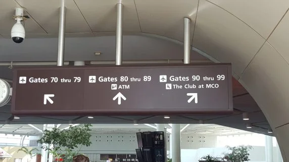 sala Vip no aeroporto de Orlando