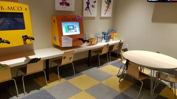 sala Vip no aeroporto de Orlando